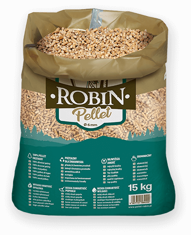 worek pelletu opałowego Robin do kupienia w Orzyszu lub sklepie internetowym